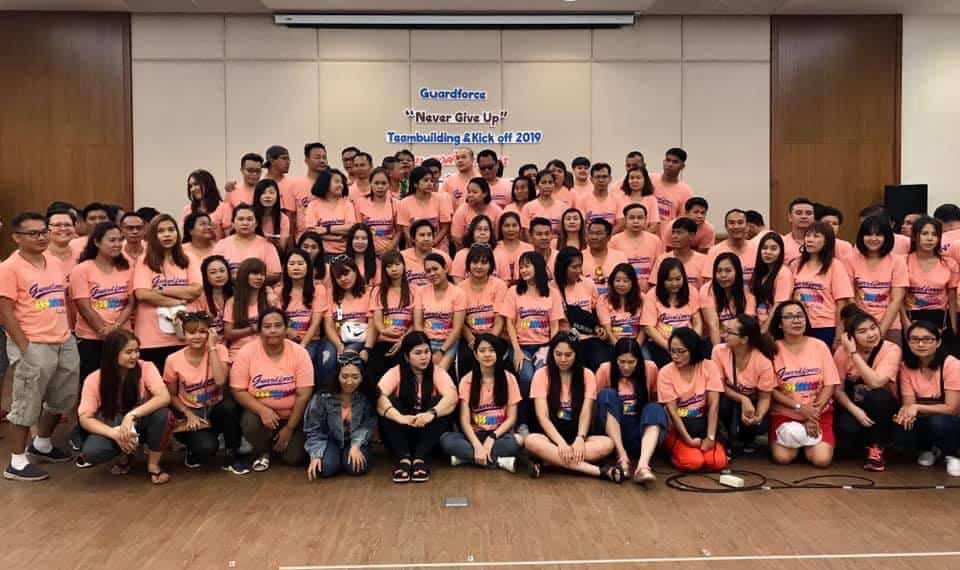 Guardforce Thailand’s Team Inspired To Never Give Up In 2019 Team Building 